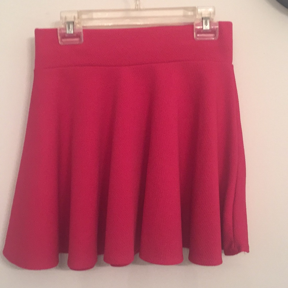 Hot pink skirt